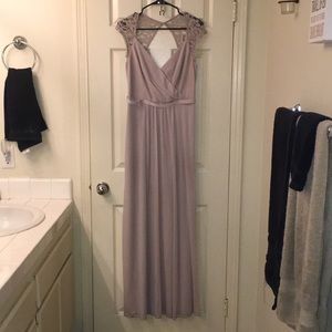 David’s Bridal dress size 10 Biscotti